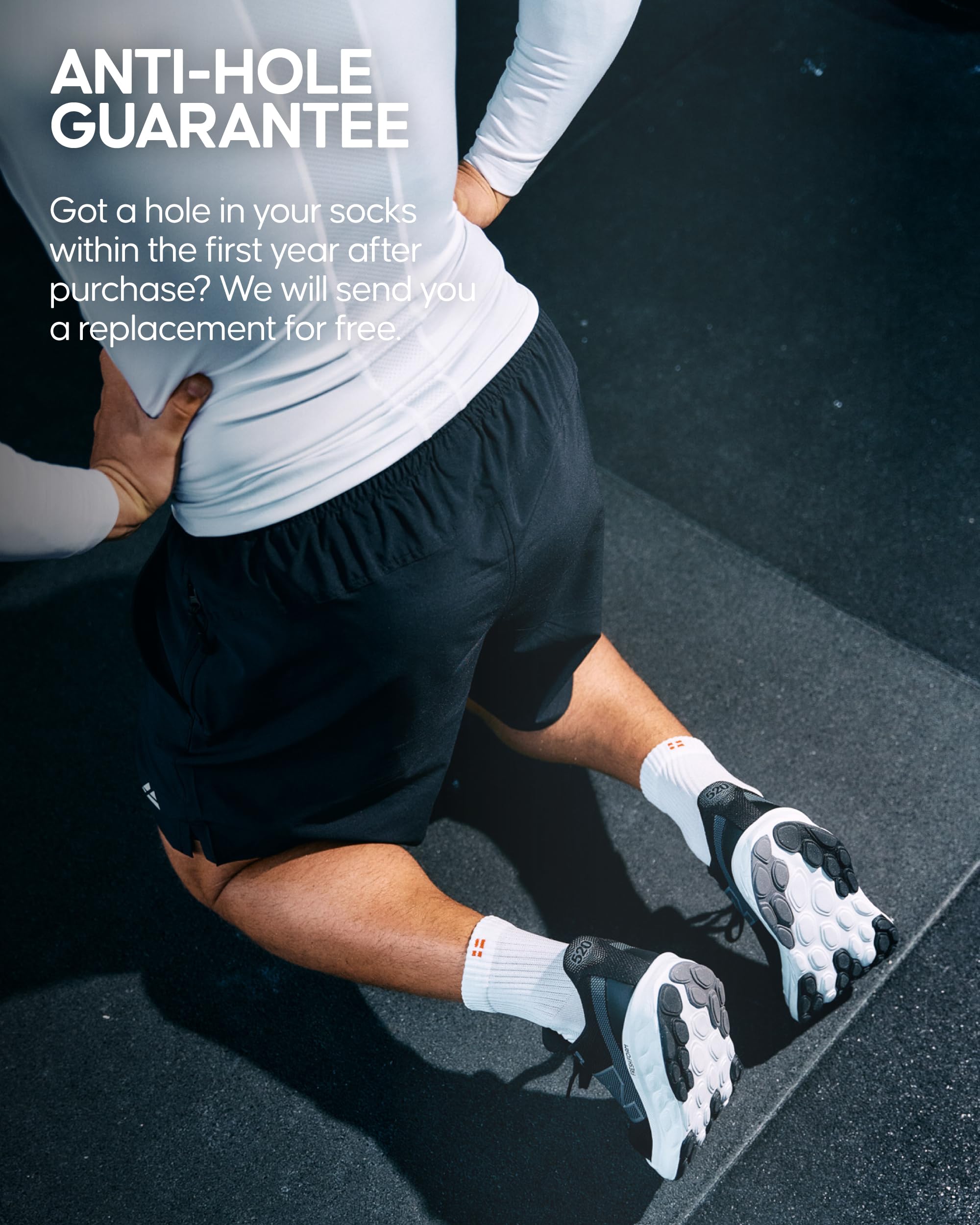 DANISH ENDURANCE Ultra-Comfort Quarter Running Socks, Performance Socks, Men & Women - 3 or 5 Pack - Image 4
